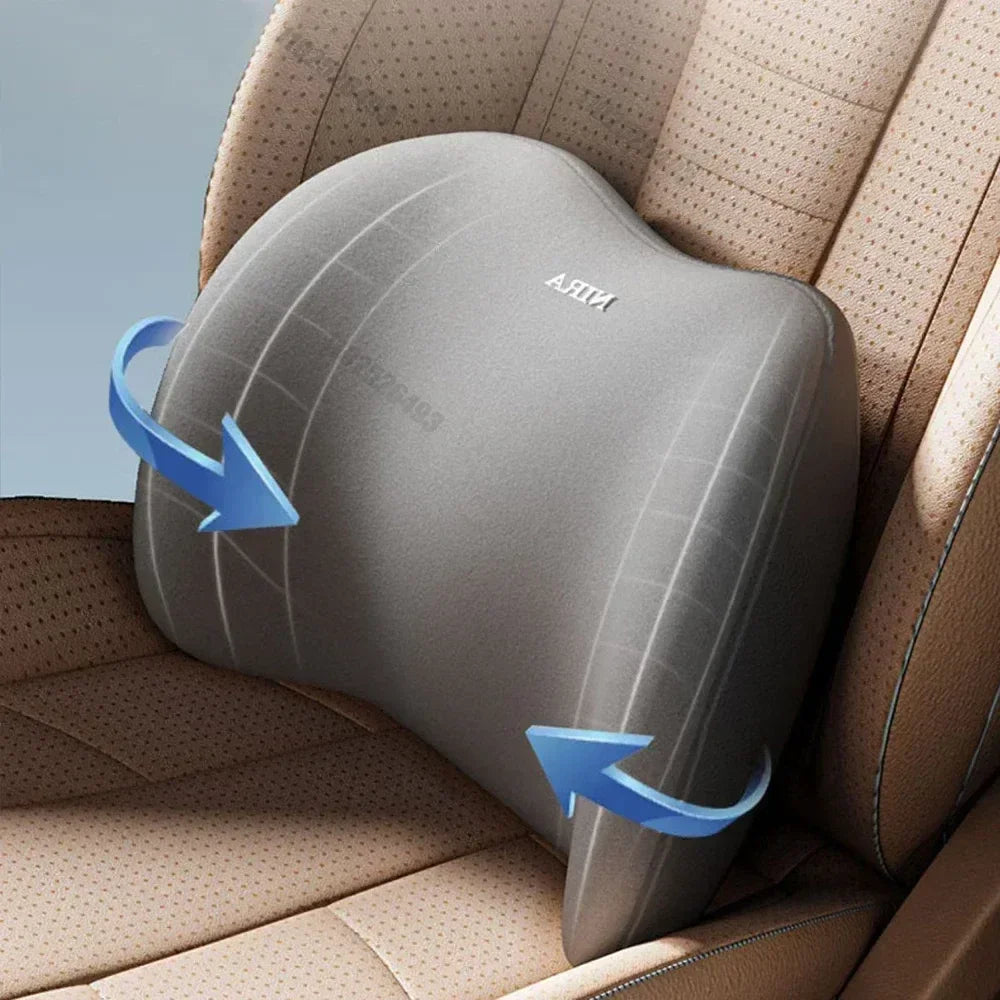Lumbar Support Pillow,Ergonomic Lumbar Pillow for Car Seat, Office Chair,Bed Recliner,Memory Foam Cushion Back Support Pillow