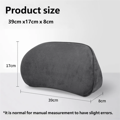 Car Memory Foam Lumbar Support Cushion Waist Pillow Backrest Seat Driver Travel Back Support Auto Interior Accessories Comfort